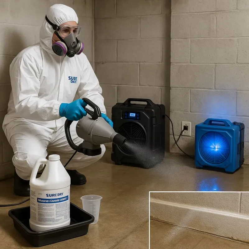 Sanitization and Odor Removal process in Maple Grove, MN