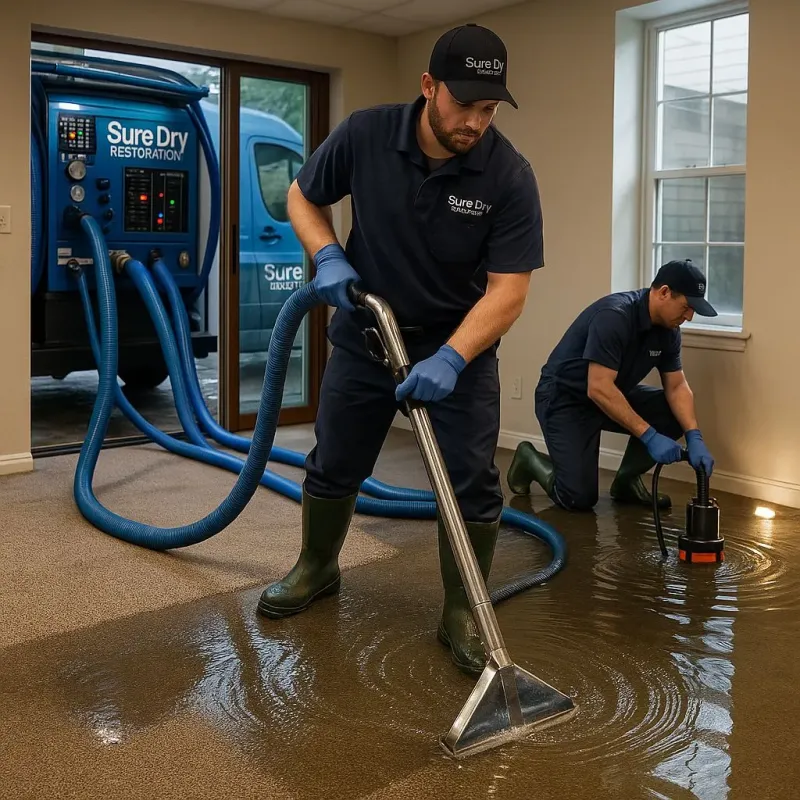 Water Extraction and Removal process in Maple Grove, MN